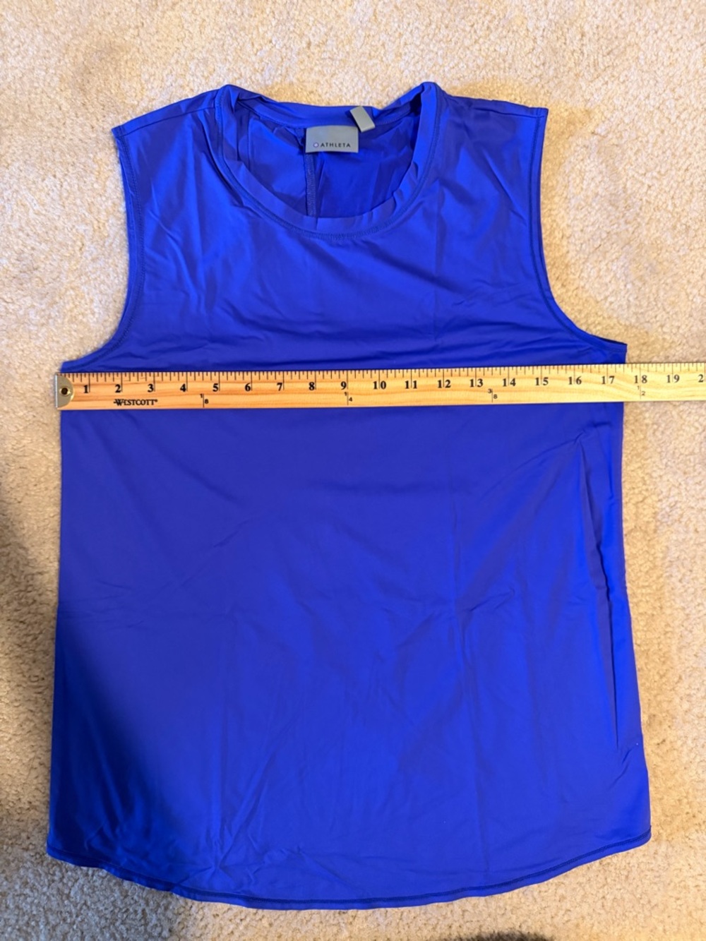Athleta Electric Blue/Purple Sleeveless Tank Top - Picture 10 of 12